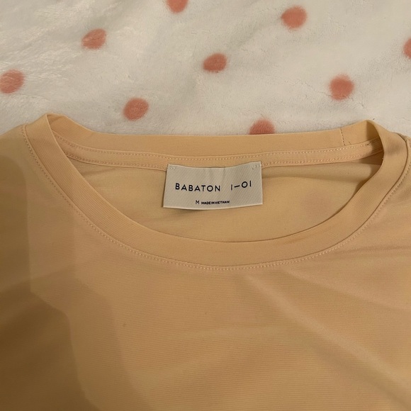 1-01 Babaton Aritzia Artemis Long Sleeve Bustier Top - Picture 9 of 11